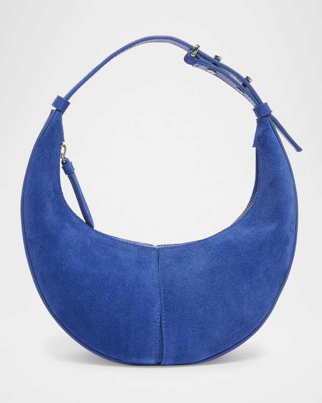 Slide Mini Suede Hobo Bag
